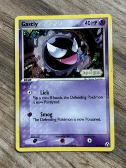 Gastly 52/92 EX Legend Maker Reverse Holo Stamped Pokemon Card MP - Image 1