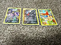 Pokemon TCG XY Black Star Promos Holo Promo Lot 3 Victini XY117 Darkrai XY143 - Image 1