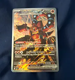 The Pokemon Company Pokemon TCG Volcanion ex SIR Holo 182/159 Sv09 Eng 220HP - Image 1