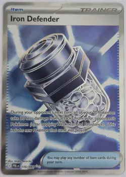 Pokemon TCG Pitch Black 110/084 Iron Defender UR Ultra Rare Near Mint Pack Fresh - Image 1