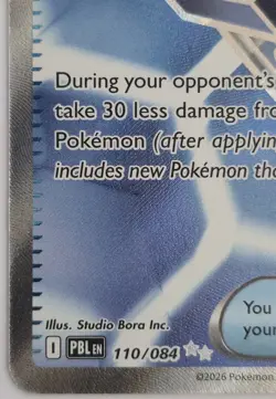Pokemon TCG Pitch Black 110/084 Iron Defender UR Ultra Rare Near Mint Pack Fresh - Image 3