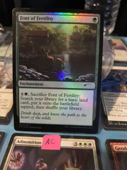 1 x Font of Fertility - Foil - Unique & Misc. Promos - Light Play - MTG - Image 1