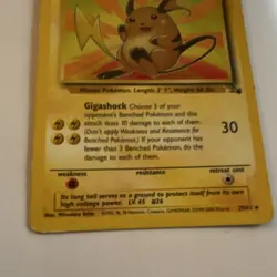 The Pokemon Company Raichu 29/62 Fossil Rare Unlimited Regular English 90HP - Image 5