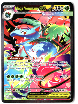 Pokemon TCG: Mega Venusaur ex Mega Evolution ME01 177/132 - Image 1