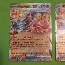 2X Magcargo EX - 029/167 - Double Rare - Twilight Masquerade, NM - Image 2
