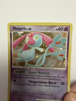 Pokemon TCG Mesprit 14/123 Mysterious Treasures Holo Rare MP - Image 3
