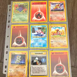 Wizards of the Coast Pokemon TCG Base/Neo Genesis/Revelation Lot (9) Entei - Image 1