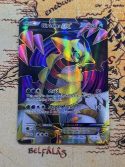 Pokemon Giratina EX 124/124 Full Art Holo Ultra Rare Dragons Exalted English LP - Image 1