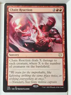 Chain Reaction - Commander: Adventures - Magic the Gathering MTG Nice! - Image 1