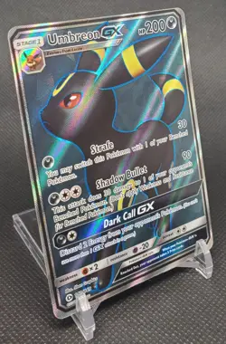 Umbreon GX (Full Art) 142/149 SM Base Set Pokemon Holo NM - Image 3