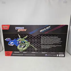 Pokemon Sea and Sky Collection Box - Sealed - 14 Crown Zenith Booster Packs - Image 4