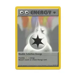 Pokemon Pokemon Base Set (Shadowles Double Colorless Energy (U) #96 (1st Fair - Image 1