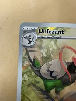 UNFEZANT - 150/086 150/086 HOLO ILLUSTRATION RARE SV: BLACK BOLT POKEMON NM/M - Image 2
