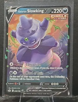 Pokemon 099/198 Galarian SLOWKING V Ultra Rare Chilling Reign Full Art ✨NM/MT - Image 1
