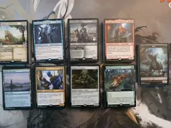 Magic the Gathering (Lot of 270) Throne of Eldraine Rares Tokens + More - Image 1