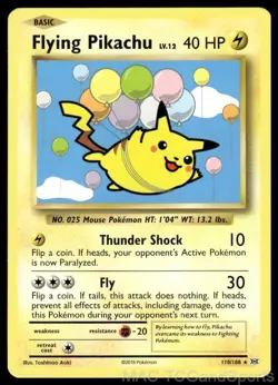 Flying Pikachu 110/108 Evolutions Pokemon TCG LP - Image 1