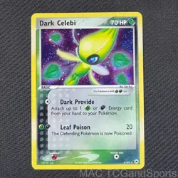 Dark Celebi 4/101 Holo Hidden Legends Pokemon TCG NM - Image 1