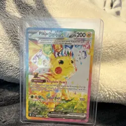 Pokemon TCG Pikachu ex 238/191 Surging Sparks Hyper Rare Full Art Holo - Image 1