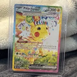 Pokemon TCG Pikachu ex 238/191 Surging Sparks Hyper Rare Full Art Holo - Image 3