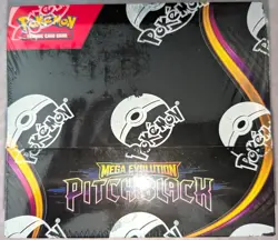 Pokemon TCG Mega Evolution Pitch Black Booster Box Factory Sealed NEW IN HAND - Image 1