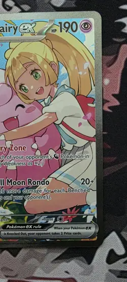 Lillie's Clefairy ex 280/217 Ascended Heroes Pokemon Holo NM - Image 3