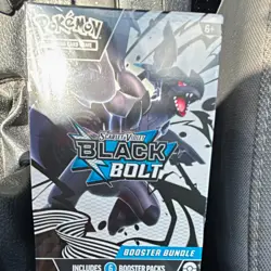 Pokemon TCG Scarlet & Violet—Black Bolt Booster Bundle Box 6 Packs Zekrom - Image 1