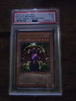 REFLECT BOUNDER PSA 5 2003 YU-GI-OH! DARK CRISIS 1ST EDITION #DCR-012 6418 - Image 1