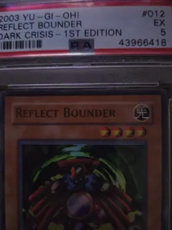REFLECT BOUNDER PSA 5 2003 YU-GI-OH! DARK CRISIS 1ST EDITION #DCR-012 6418 - Image 4