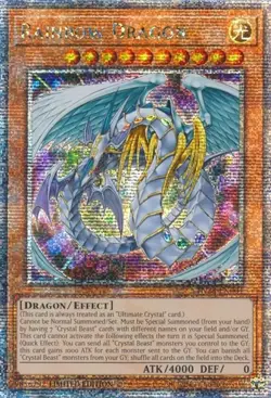 Rainbow Dragon (Quarter Century Secret Rare) TN23-EN004 Yu-Gi-Oh Limited NM - Image 1