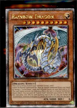 Rainbow Dragon (Quarter Century Secret Rare) TN23-EN004 Yu-Gi-Oh Limited NM - Image 2