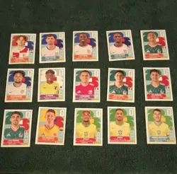 Panini FIFA World Cup 2026 Stickers 15-Card Lot Modric Balogan Mexico USA Brazil - Image 1