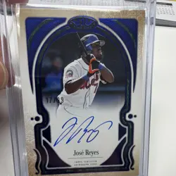 Topps Tier One 2026 Jose Reyes Mets Auto Tier One Talent T1TA-JR 17/99 - Image 1