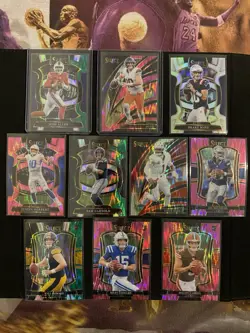 Josh Allen, Bo Nix, Drake Maye (QB Lot) 10 Cards!!!🔥🔥🔥 - Image 1