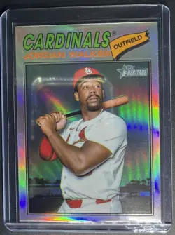 2026 Topps Heritage - Jordan Walker #399 Chrome Refractor - Image 1