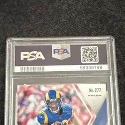 Panini 2020 Mosaic Cam Akers Los Angeles Rams NFL Debut No Huddle #277 PSA 10 - Image 5