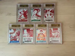 2025 One Piece 3rd Anniversary Treasure Campaign Set of 7 Beckett Pristine 10 Jp - Image 1
