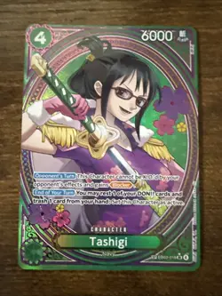 TASHIGI EB03-018 SP Special Super Rare Heroines Edition One Piece TCG ENGLISH NM - Image 1