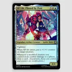 SP//dr, Piloted by Peni (Foil) - SPM #147 Uncommon - NM Marvel's Spider-Man - Image 1
