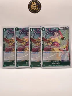 One Piece - 4x OP14-023 Kikunojo (Foil) Rare Near Mint - Image 1
