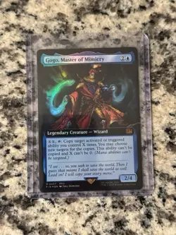 Gogo, Master of Mimicry Extended Art Foil - FIN 0437 NM - MTG Magic - Image 1