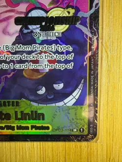English Charlotte Linlin OP03-114 SR Championship 2024 Top Prize One Piece NM - Image 3
