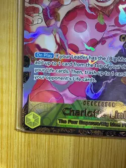 English Charlotte Linlin OP03-114 SR Championship 2024 Top Prize One Piece NM - Image 5