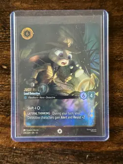 Disney Lorcana Whispers in the Well - Judy Hopps Lead Detective 235/204 - Image 1