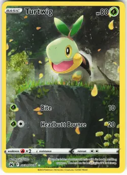 Turtwig GG31/GG70 Pokemon Crown Zenith: Galarian Gallery Holo Ultra Rare NM - Image 1