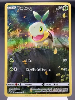 Turtwig GG31/GG70 - Holo Rare - Crown Zenith Pokemon Card NM - Image 1