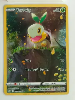 Pokemon TCG Turtwig GG31/GG70 Crown Zenith SIR Card NM - Image 1