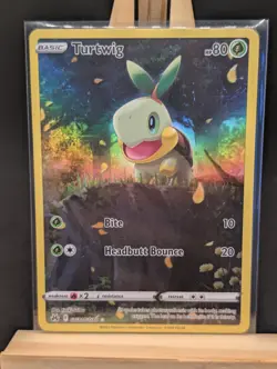 Turtwig GG31/GG70 Holo Crown Zenith Galarian Gallery Pokemon NM - Image 1