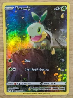 Turtwig GG31/GG70 Holo Ultra Rare Pokemon Crown Zenith: Galarian Gallery NM - Image 1