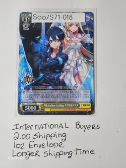 Sword Art Online Asuna Yuuki S71-018 – Buy Now or Face Certain Anime Doom! - Image 1
