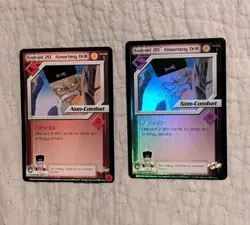 Score Dragon Ball Z CCG Android 20 Absorbing Drill Unlimited Foil set of 2 cards - Image 1
